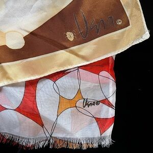 Vera Lot of Two (2) Vintage Rectangular Scarves